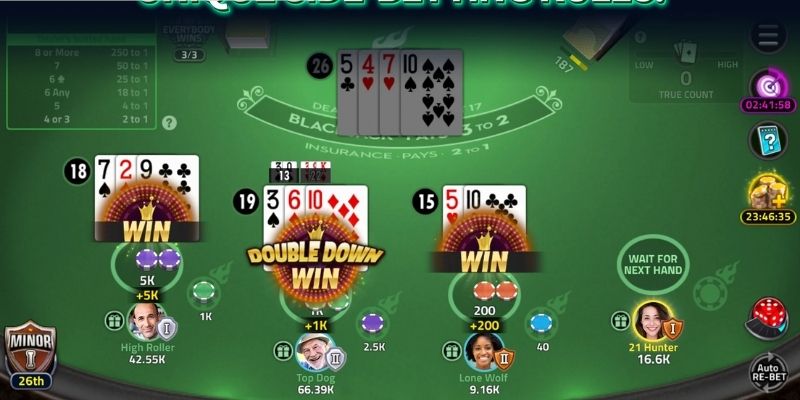 Bật mí chiêu thức chơi Blackjack 33win đỉnh